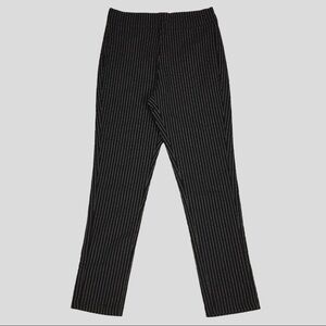 Who What Wear Pinstripe Cropped Pants Stretchy Womens Medium